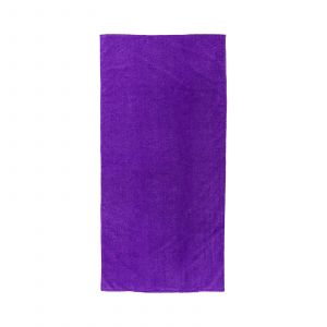 TOALLA MEGA RIZO RAYAS MORADO