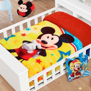 EDREDON FRAZADA PLUS MICKEY ESTRELLA