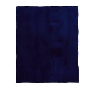 COBERTOR LUXURY FRAZADA LISO AZUL
