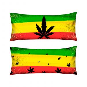 ALMOHADA SUPER JUMBO MARIHUANA TRICOLOR