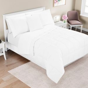 SET SABANAS PREMIUM INDIVIDUAL LISO BLANCO