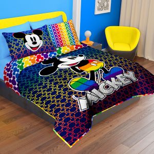 EDRECOLCHA MATRIMONIAL MICKEY RAINBOW