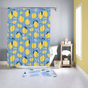 CORTINA DE BAÑO LEMONS