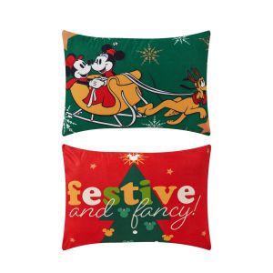 ALMOHADA REVERSIBLE MICKEY FESTIVE NAVIDAD