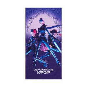 TOALLA PREMIUM GUERRERAS K-POP MORADO
