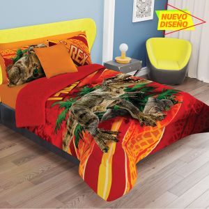 EDREDON SERENITY JUMBO MATRIMONIAL T-REX LAVA