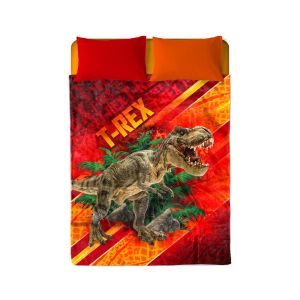 COBERTOR SERENITY MATRIMONIAL T-REX LAVA