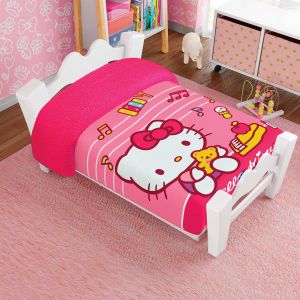 EDREDON SERENITY JUMBO FRAZADA  BABY HELLO KITTY