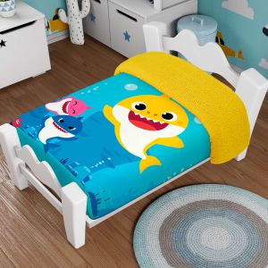 EDREDON  FRAZADA PLUS  BABY  BABY SHARK