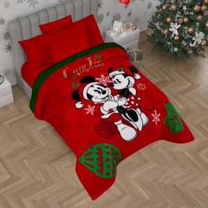 EDREDON SERENITY MATRIMONIAL MICKEY NAVIDAD JUNTOS