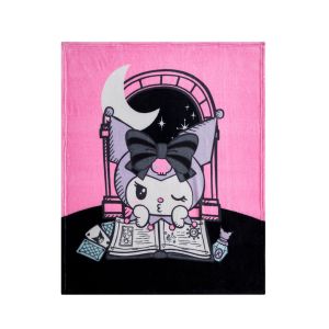 COBERTOR SERENITY FRAZADA KUROMI DARK