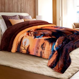 EDREDON SERENITY JUMBO SOBRECAMERO LEON FUEGO