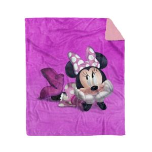 EDREDON FRAZADA PLUS MINNIE MOÑO