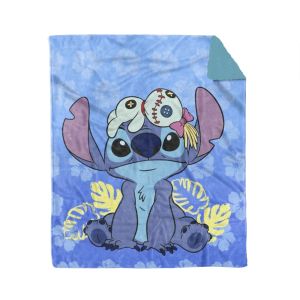 EDREDON FRAZADA PLUS STITCH ALOHA