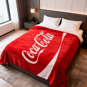 COBERTOR SERENITY MATRIMONIAL COCA-COLA RED