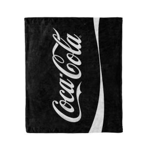 COBERTOR SERENITY FRAZADA COCA-COLA BLACK
