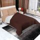 EDREDON SERENITY JUMBO MATRIMONIAL LISO CHOCOLATE