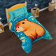 COBERTOR SERENITY MATRIMONIAL CAPIBARA LOVERS