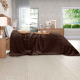 COBERTOR OVEJA JACQUARD MATRIMONIAL NATURA CHOCOLATE
