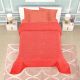 COBERTOR OVEJA JACQUARD KING SIZE CORAZONES CORAL