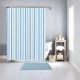 CORTINA DE BAÑO  ZIGZAGS BLUE