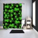 CORTINA DE BAÑO WEED GREEN