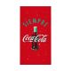 TOALLA PREMIUM COCA-COLA SIEMPRE ROJO
