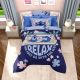 SET DE EDREDON MICROFIBRA MATRIMONIAL STITCH RELAX