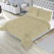 COBERTOR EXCEL QUEEN SIZE CIRCULOS BEIGE