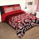 EDREDON SERENITY JUMBO KING SIZE OXFORD ROJO