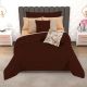 COBERTOR OVEJA JACQUARD MATRIMONIAL SOFIA CHOCOLATE