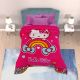 COBERTOR SERENITY MATRIMONIAL HELLO KITTY MOÑO