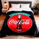COBERTOR SERENITY MATRIMONIAL COCA-COLA SIEMPRE BLACK