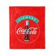 COBERTOR SERENITY FRAZADA COCA COLA ROJA
