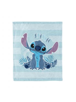 COBERTOR SERENITY FRAZADA  STITCH BABY 1.10 X 1.40