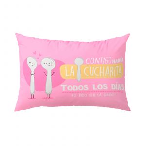 ALMOHADA REVERSIBLE CUCHARITA