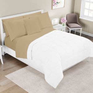 SET SABANAS QUEEN SIZE BEIGE