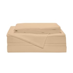 SET SABANAS KING SIZE  BEIGE