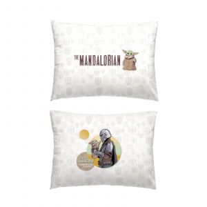 ALMOHADA DESCANSO MANDALORIAN & GROGU 70 x 50