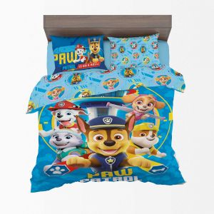 SET DE EDREDON MICROFIBRA MATRIMONIAL PAW PATROL