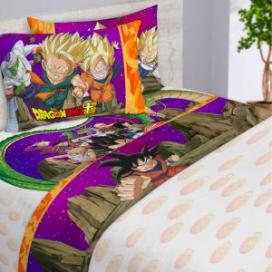 SET SABANAS INDIVIDUAL DRAGON BALL SPACE