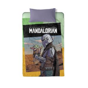 COBERTOR SERENITY INDIVIDUAL MANDALORIAN & GROGU