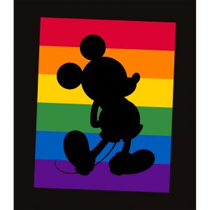 COBERTOR SERENITY MATRIMONIAL MICKEY RAINBOW