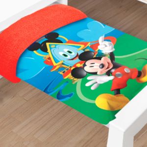 EDREDON  FRAZADA PLUS   BABY MICKEY CASITA