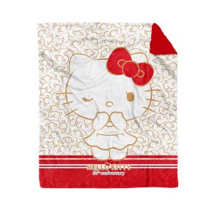 EDREDON SERENITY JUMBO MATRIMONIAL HELLO KITTY 50 AÑOS