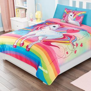 EDREDON SERENITY JUMBO MATRIMONIAL UNICORNIO ILUSION