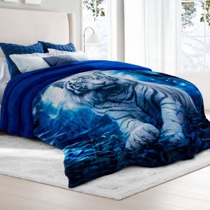 EDREDON SERENITY JUMBO SOBRECAMERO TIGRE LUNA