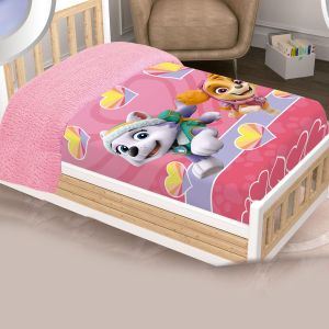 EDREDON FRAZADA PLUS PAW PATROL AMIGAS