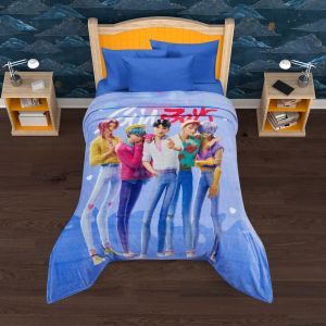 COBERTOR SERENITY MATRIMONIAL GUERRERAS K-POP SAJA