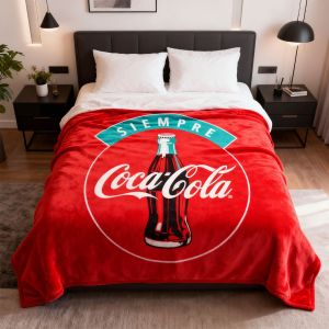 COBERTOR SERENITY MATRIMONIAL COCA-COLA